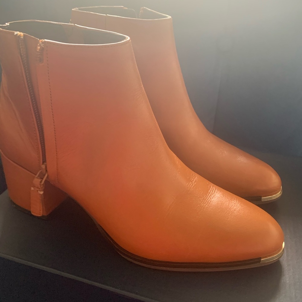 Cole Haan Grand Ambition Tan Leather booties